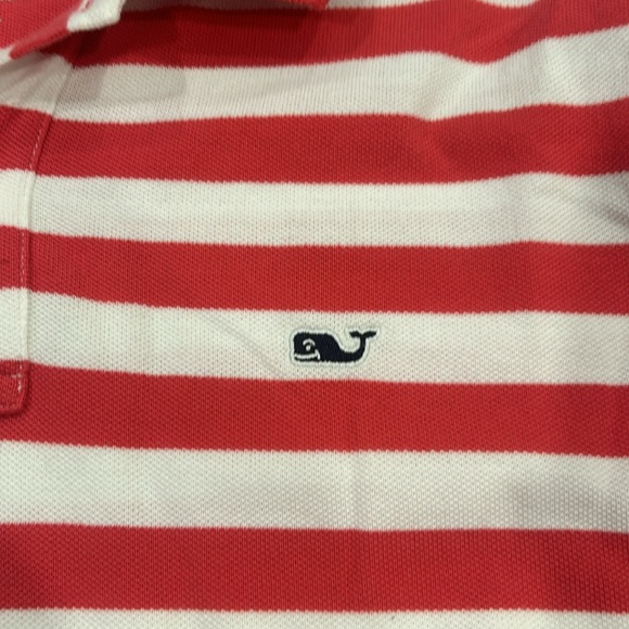 Pink and white stripe polo - Picture 2 of 5